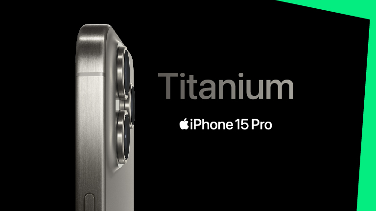 The all-new iPhone 15 Pro Max in Titanium